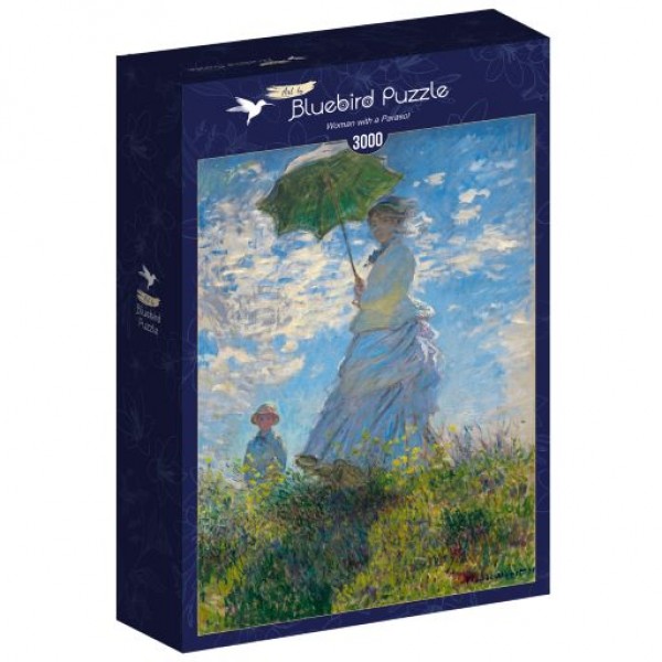Kobieta z parasolem, Claude Monet, 1873 (3000el,) - Sklep Art Puzzle